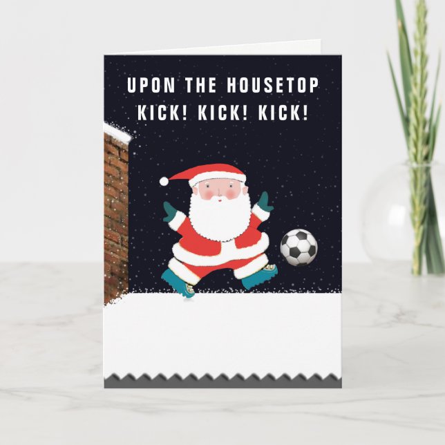 Soccer Christmas Holiday Cards (Front)