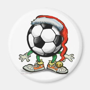 Soccer Christmas Magnet