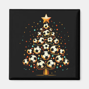 Soccer Christmas Tree Santa Xmas Girls Boys Men Ki Magnet