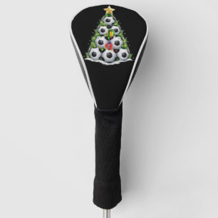 Soccer Christmas Tree Xmas Player Boys  Golf Head Cover