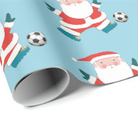Soccer Christmas Wrapping Paper