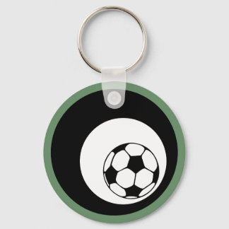 soccer circles keychain