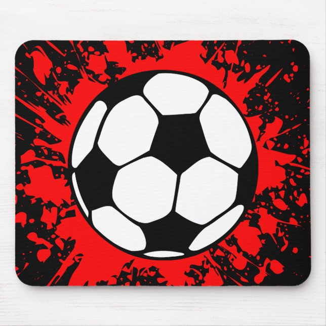 soccer : circles : mouse pad (Front)