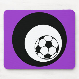 soccer : circles : mouse pad