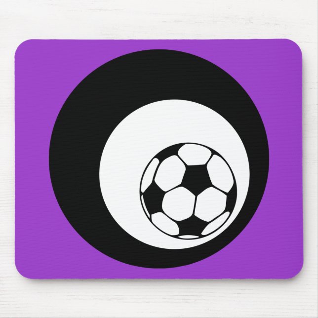 soccer : circles : mouse pad (Front)