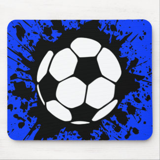 soccer : circles : mouse pad