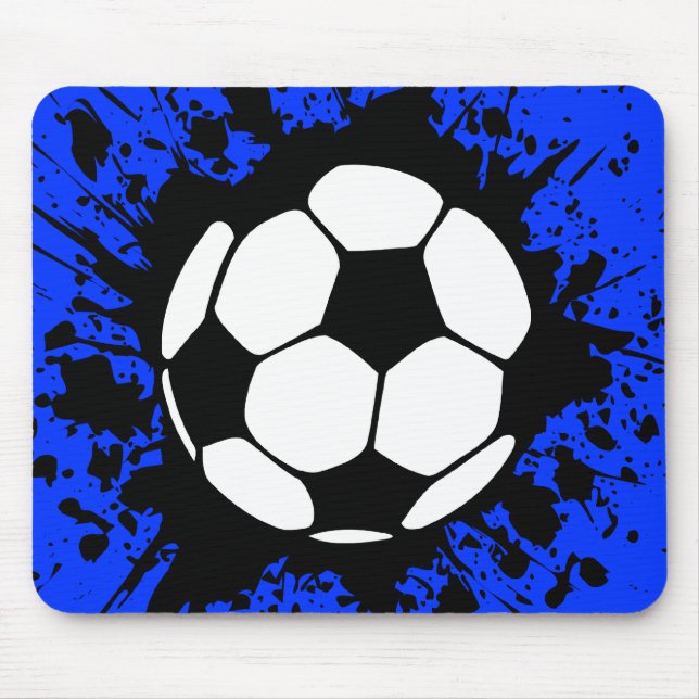 soccer : circles : mouse pad (Front)