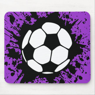 soccer : circles : mouse pad