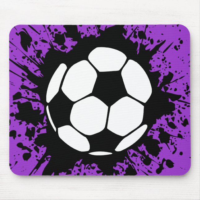 soccer : circles : mouse pad (Front)