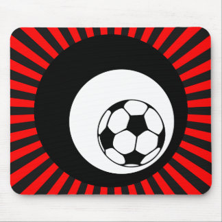 soccer : circles : mouse pad