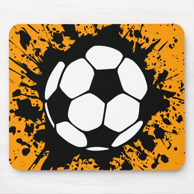 soccer : circles : mouse pad (Front)
