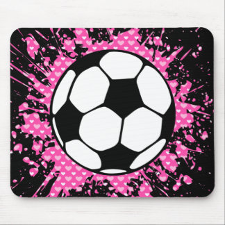 soccer : circles : mouse pad