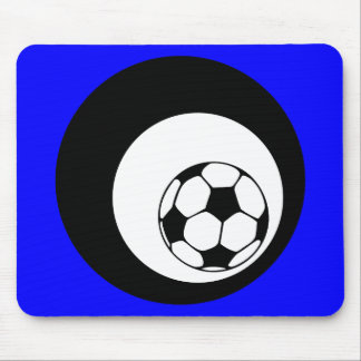 soccer : circles : mouse pad