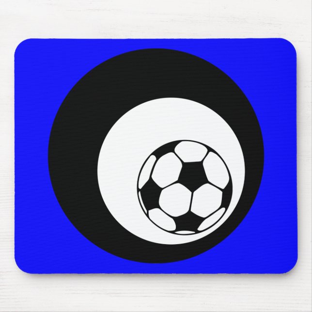 soccer : circles : mouse pad (Front)