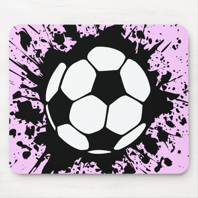 soccer : circles : mouse pad (Front)