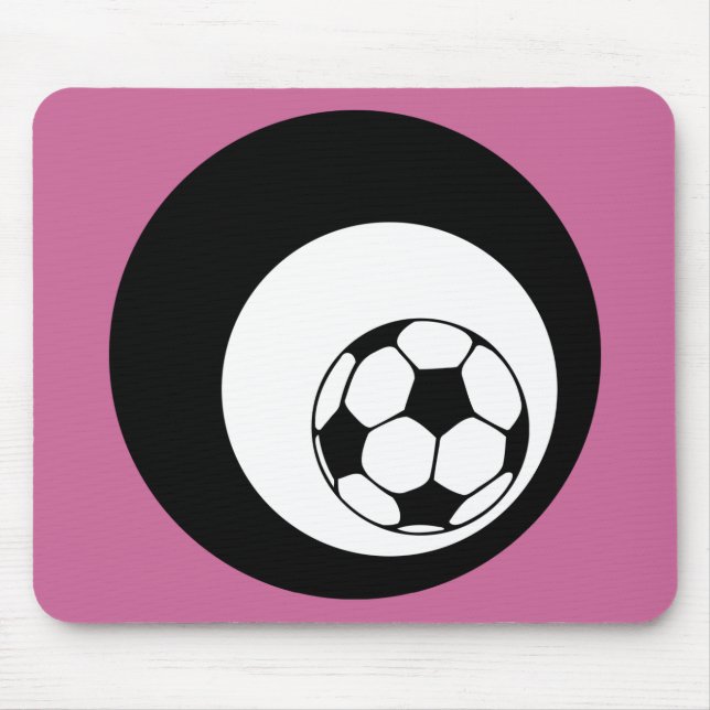 soccer : circles : mouse pad (Front)