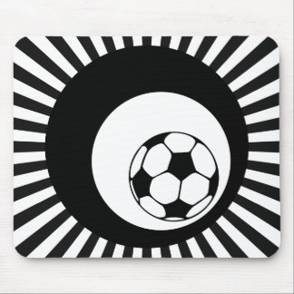 soccer : circles : mouse pad