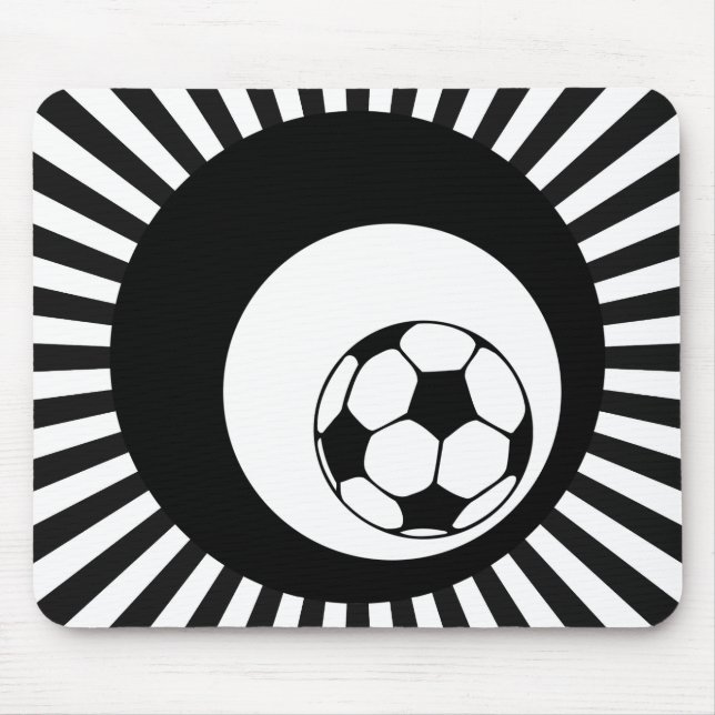 soccer : circles : mouse pad (Front)