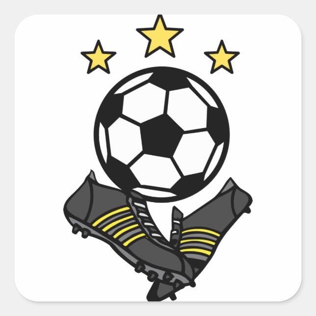 Soccer Cleats Square Sticker (Front)