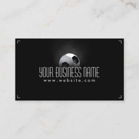 Soccer Club Simple Framed Business Card
