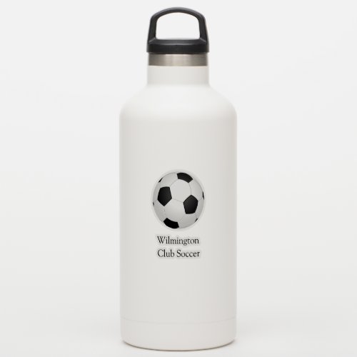 Soccer Club Team Name Ball Vinyl Sticker