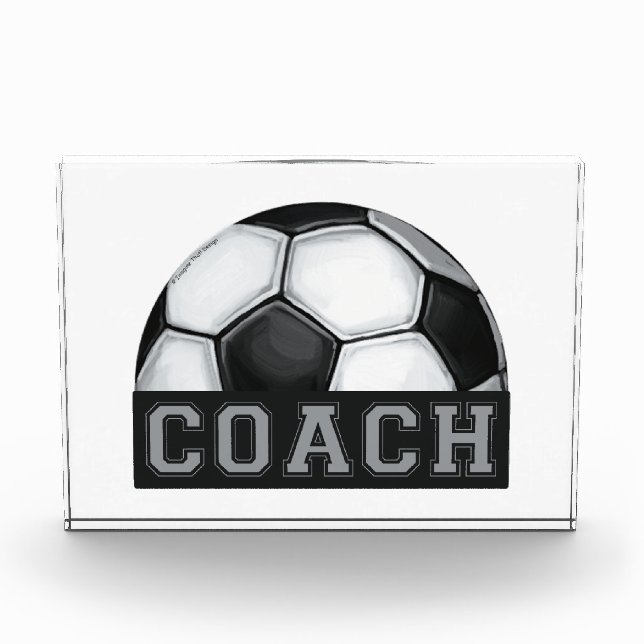 Soccer Coach Acrylic Award (Front)