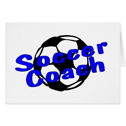 Soccer Coach (Blue) Cards (Front Horizontal)