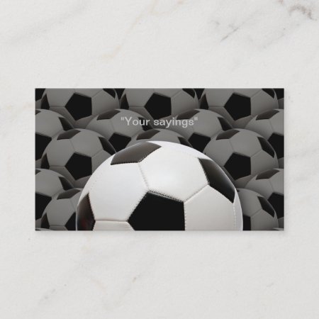 Soccer Coach Business Card