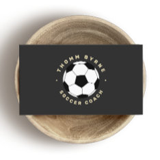 Soccer Coach  Business Card at Zazzle