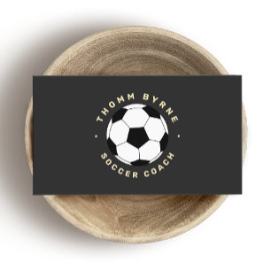 Soccer Coach  Business Card