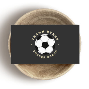 Soccer Coach  Business Card