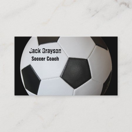 Soccer Coach Business Cards