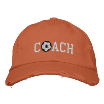Soccer Coach Cap by Ricaso_Graphics at Zazzle