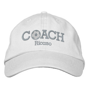 Soccer Coach Cap Personalized