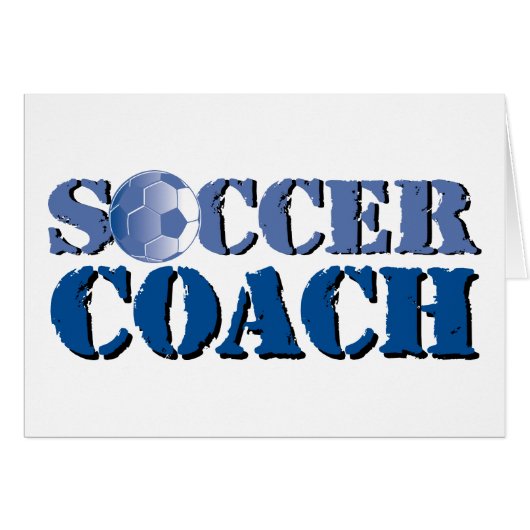 Soccer Coach Cards (Front Horizontal)