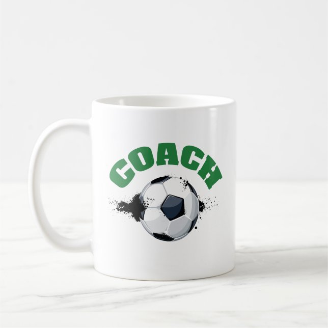 Soccer Coach Coffee Mug (Left)