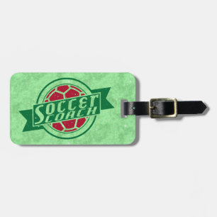 Soccer Coach Customizable Luggage Tag