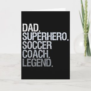 Soccer Coach Dad Card