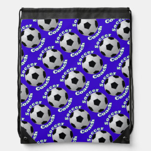 Best Soccer Coach Bags Zazzle Soccer Coach Drawstring Bag