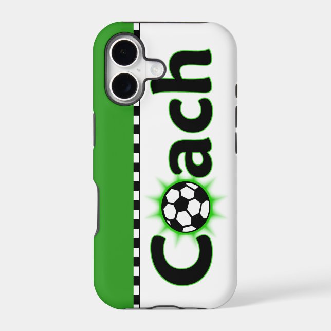 Soccer Coach Iphone Case (Back)