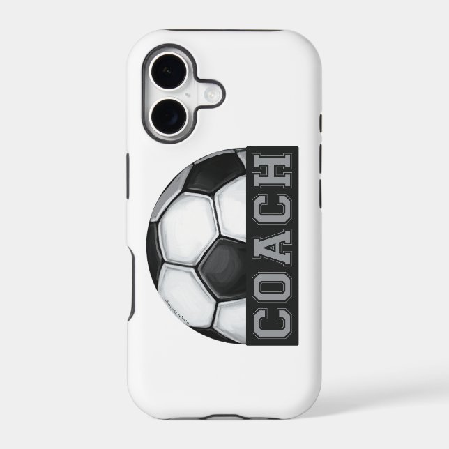 Soccer Coach Iphone Case (Back)