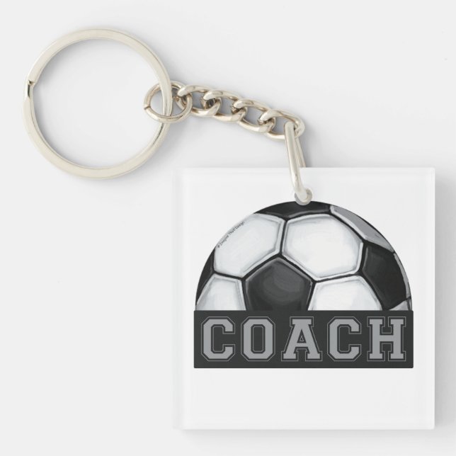 Soccer Coach Keychain (Front)