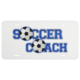 Soccer Coach license plate
