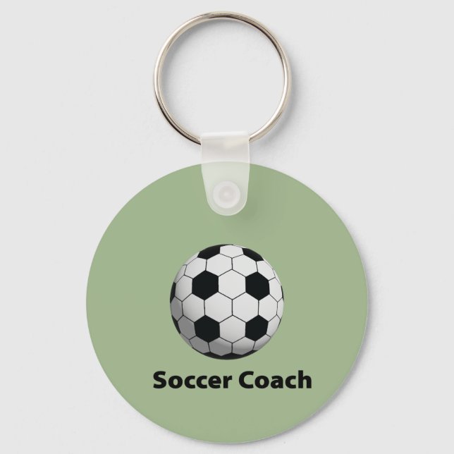 Soccer Coach Magnet keychain (Front)