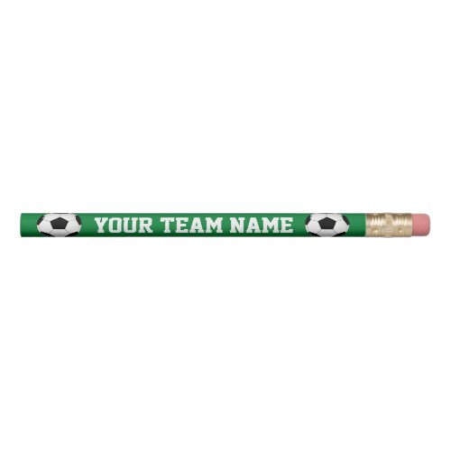 Soccer Coach or Player Custom Team Name Sports Pencil