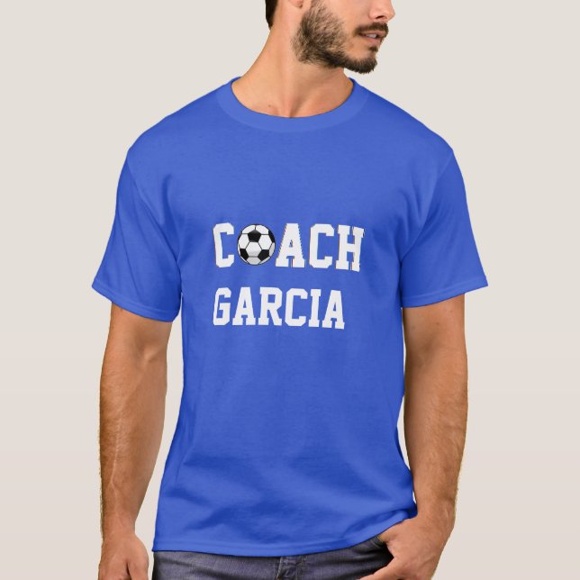 Soccer Coach Personalized T-Shirt (Front)