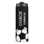 Soccer Coach Personalized Trendy Modern Stylish Thermal Tumbler at Zazzle