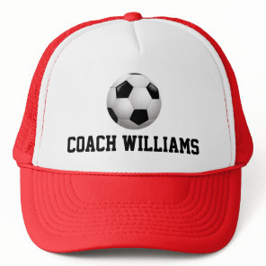 Soccer Coach Personalized Trucker Hat