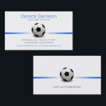 Soccer Coach | Professional Sports Business Card<br><div class="desc">Perfect business card for soccer | football coaches and trainers. 
Personalized with your information. ················································································ » For design requests or questions,  custom requests are accepted: BestCards4U (© by Houk Studio) ··· » Email: houk.studio@gmail.com</div>