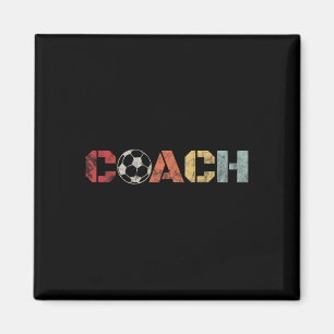 Soccer Coach Retro Vintage Instructional Soccer By Magnet